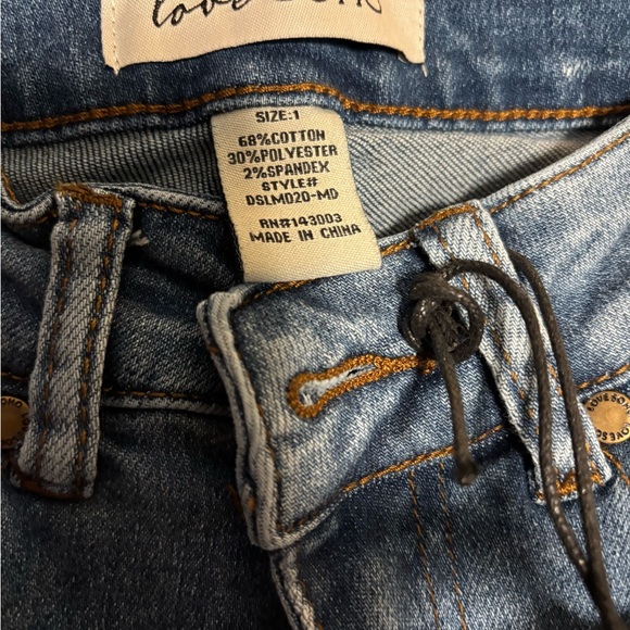 Vintage Blue Flare Wide Leg Jeans - Picture 3 of 3